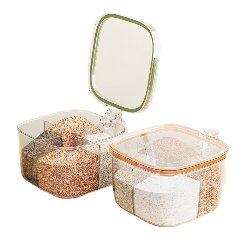 Spice box with multiple compartments