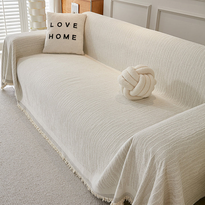 Chenille Sofa Throw, non-slip, various sizes