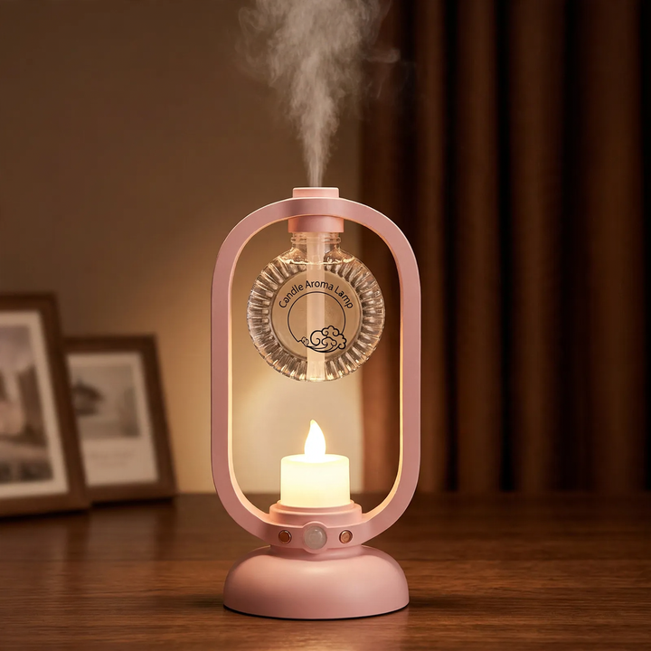 Ultrasonic diffuser with sensor and LED light