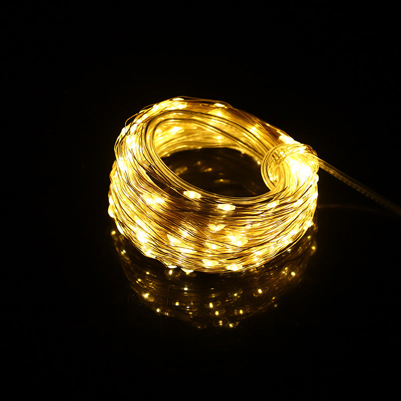 Solar-Copper-Wire-String-Lights with Remote Control