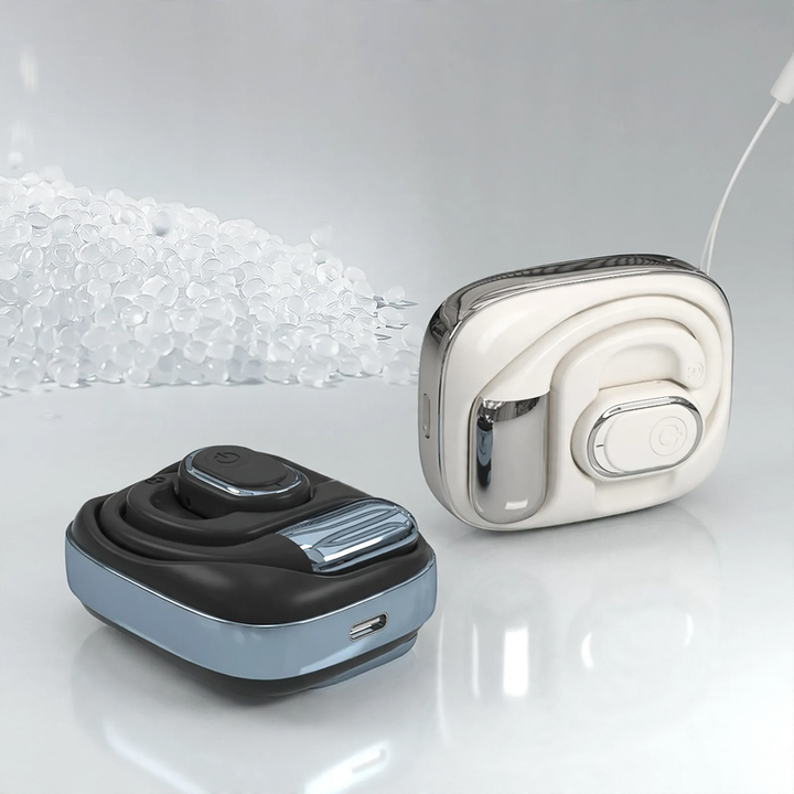 Open ear hook headphones with Bluetooth and noise cancellation