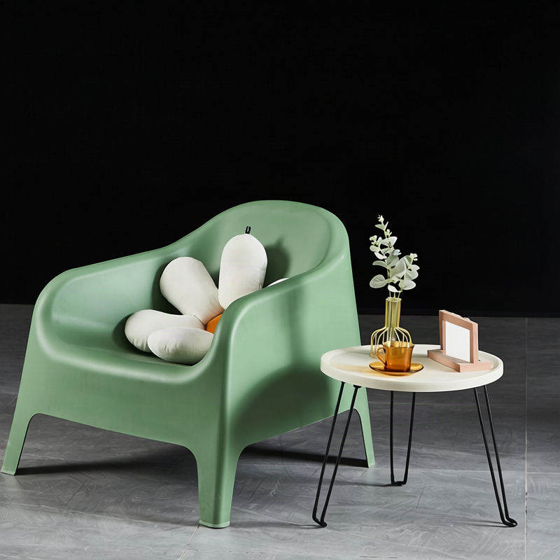 Folding side table, round, Ø 45.5 × 40 cm, Model H-262