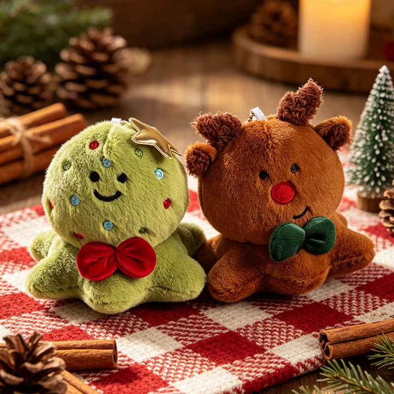 Plush toy Christmas figure, 13 cm, polyester