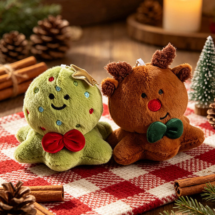 Plush toy Christmas figure, 13 cm, polyester