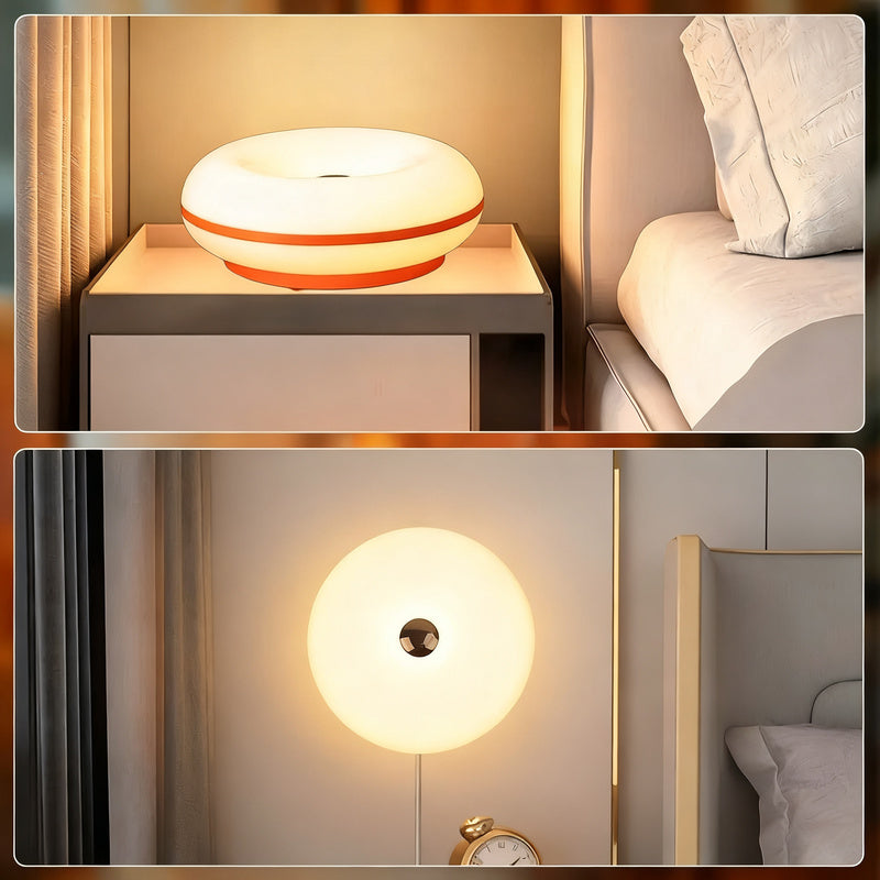 Donut table lamp, round, 28–30 cm, 5 W