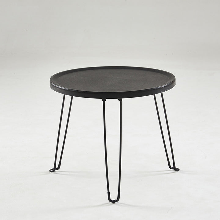 Folding side table, round, Ø 45.5 × 40 cm, Model H-262