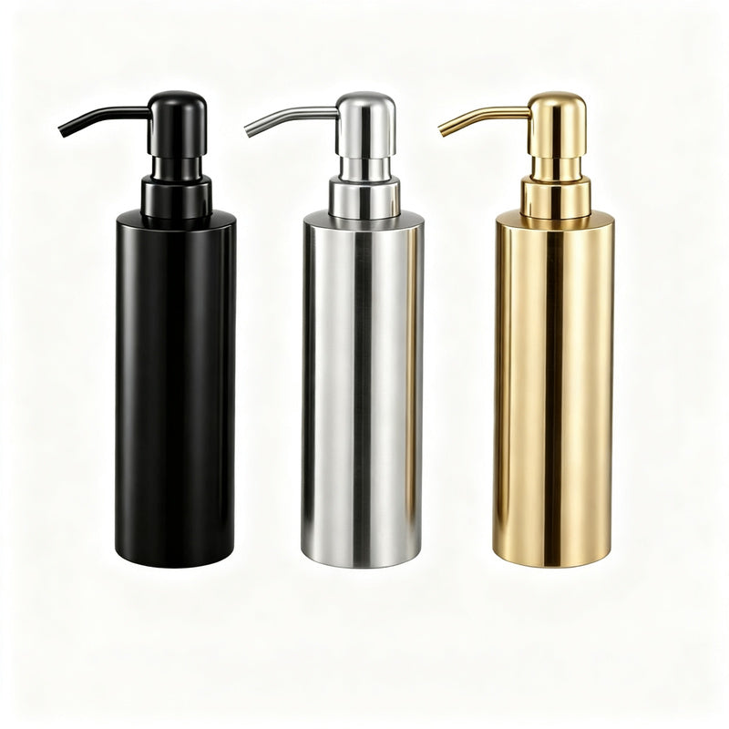 Soap dispenser made of stainless steel, 304, pressure pump