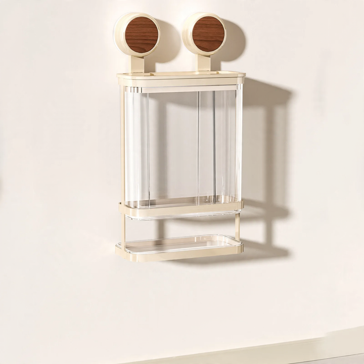 Wall-mounted knife holder with suction cup