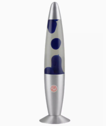 Lava lamp with aluminum shade, 40 cm