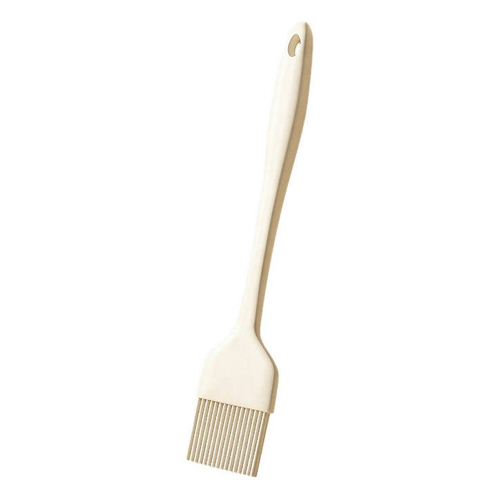 Silicone oil brush with wooden handle
