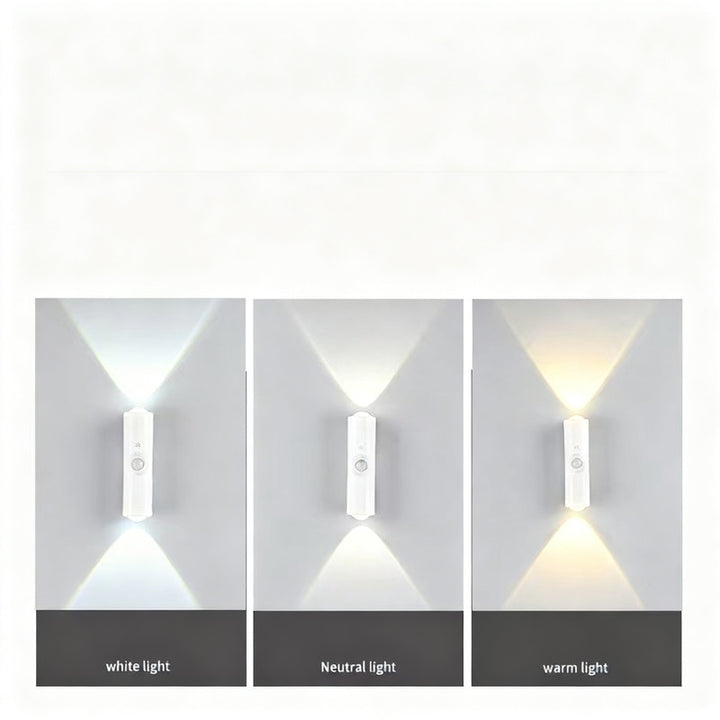 Wall lamp with motion sensor and LED