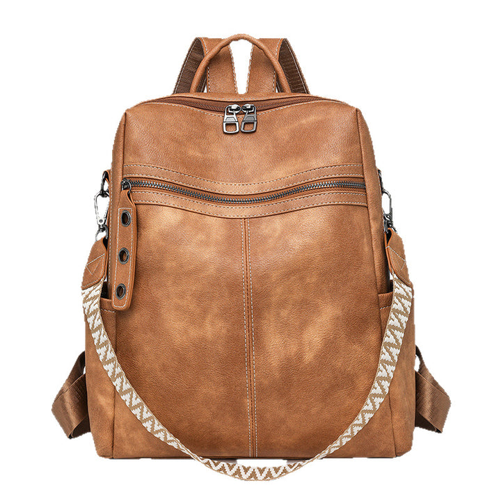Backpack made of PU material, multiple carrying options