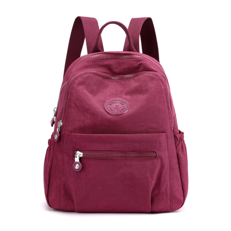 Women's backpack, nylon, large capacity