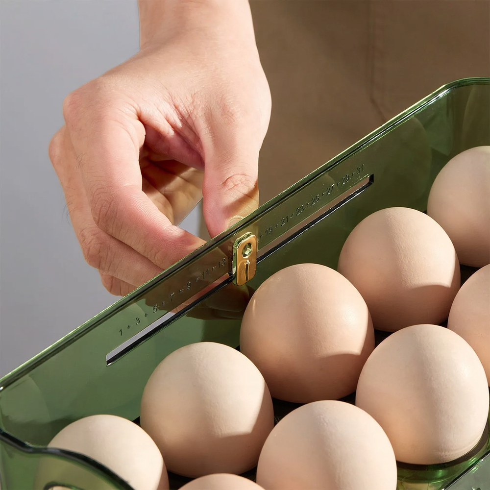 Egg box for refrigerator, plastic, 30 capacity