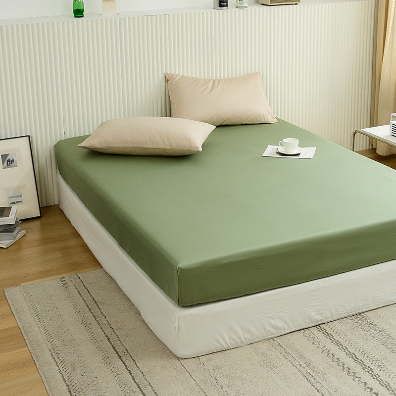 High-quality cotton bed sheets and fitted sheet