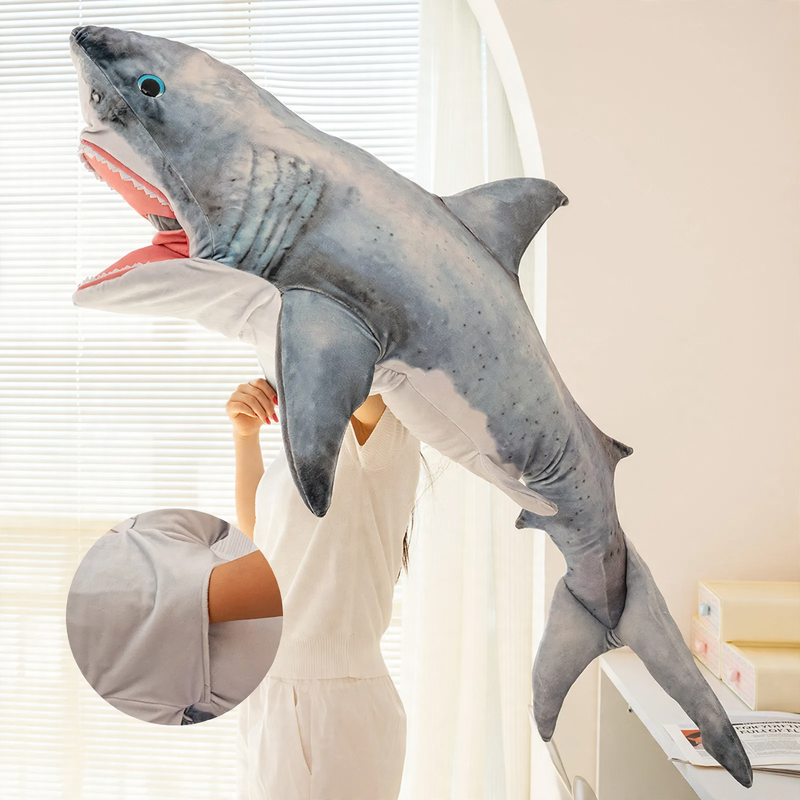 Plush Shark, Soft Toy and Hand Puppet