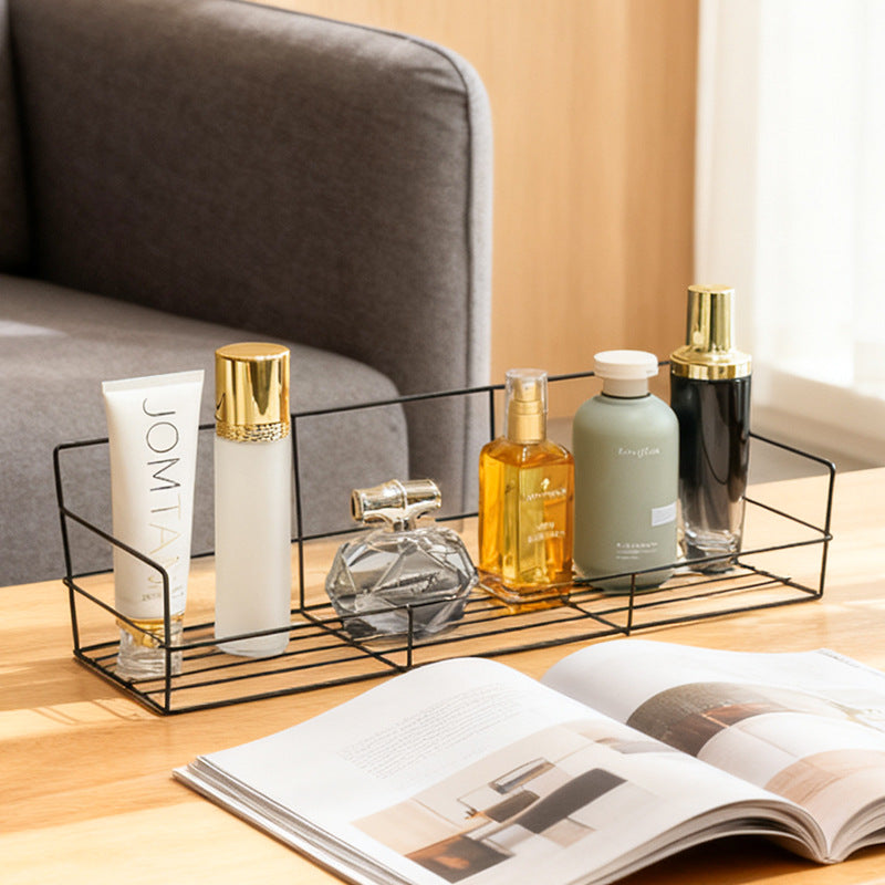 Iron bathroom shelf, wall-mounted