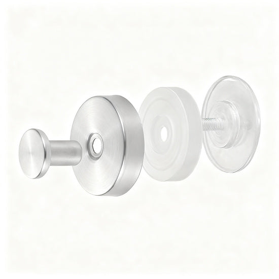 Suction cup hooks made of stainless steel, without drilling
