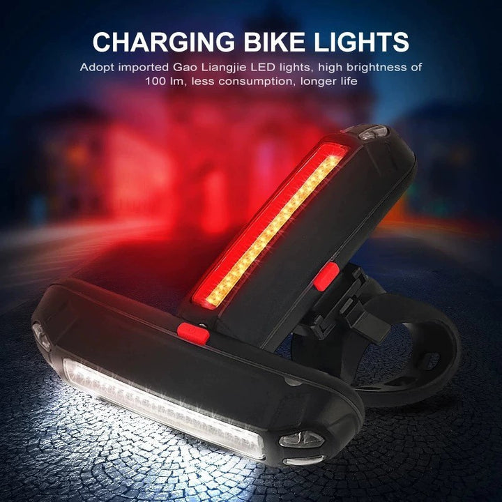 USB Bicycle Tail Light with LED