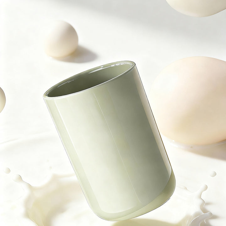 Portable toothbrush cup made of plastic