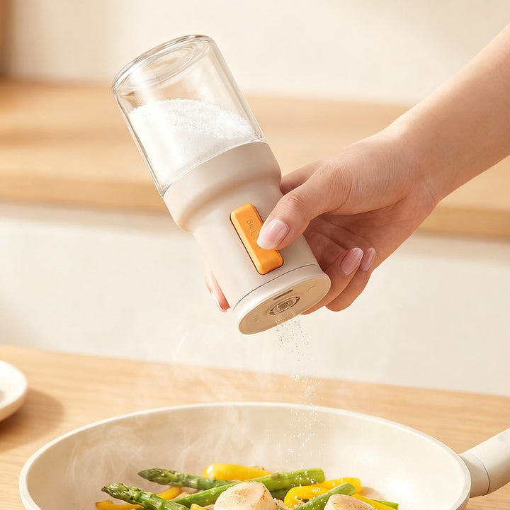 Dosage spice shaker with pressure valve, 350 ml
