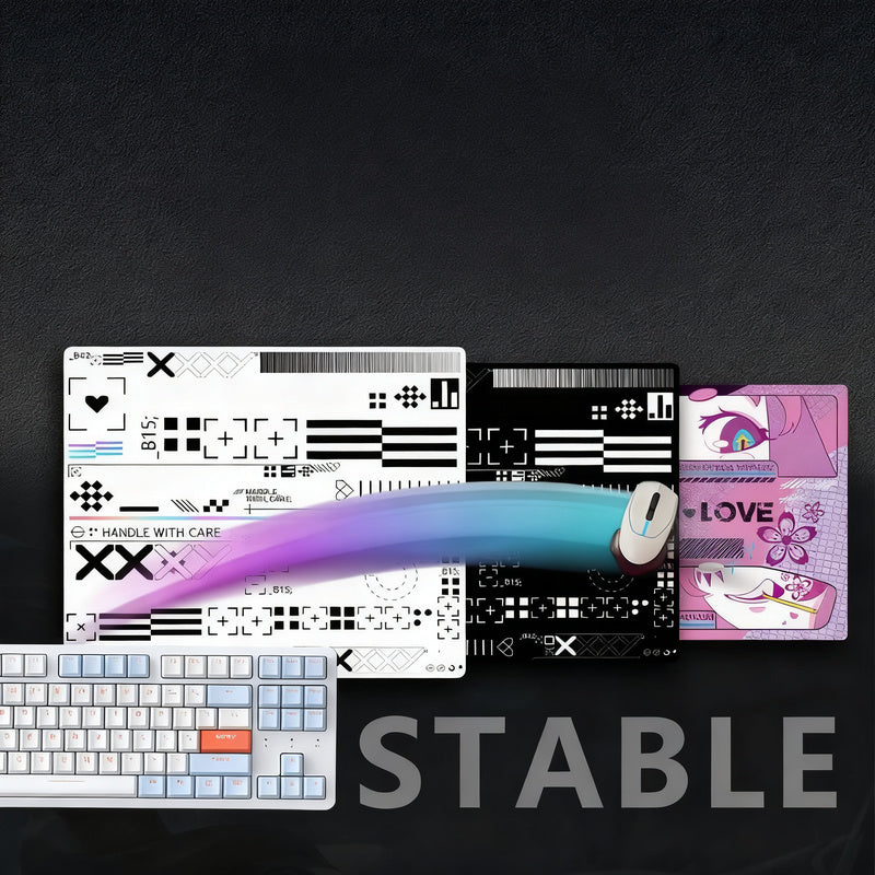 Tempered glass cushion for gaming mouse