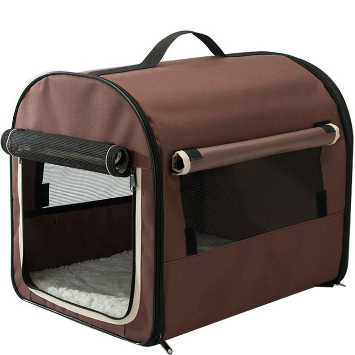 Transport box for pets, foldable