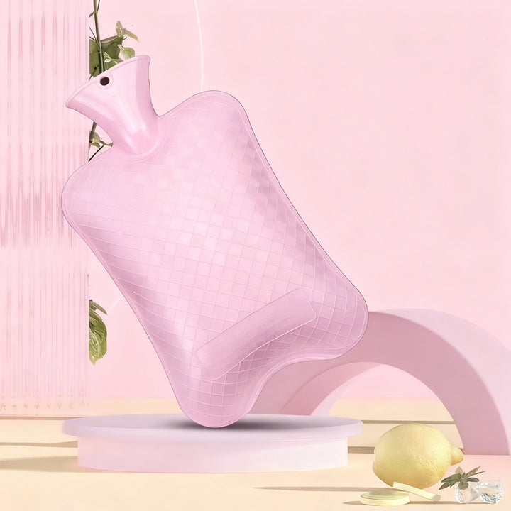 U-shaped hot water bottle for neck and shoulders