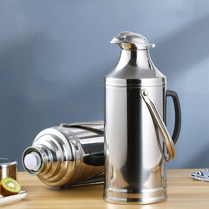 Stainless steel thermos, 2.0–3.2 L