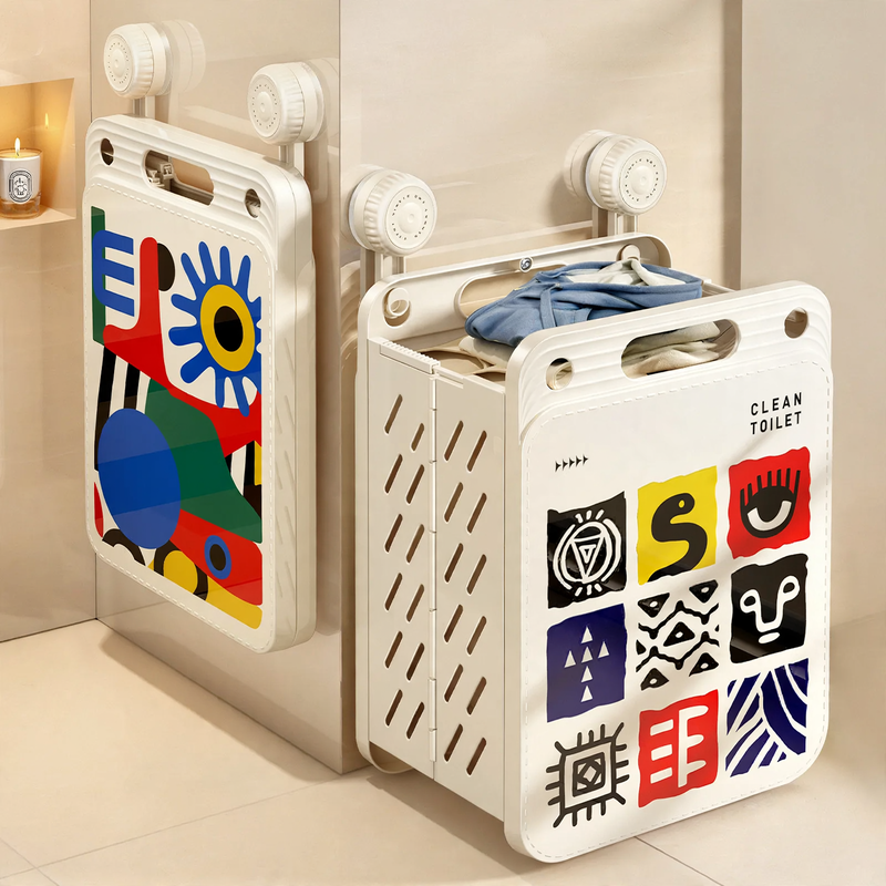 Laundry basket, foldable, large capacity