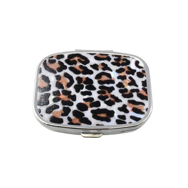 Pill organizer with compartments, portable