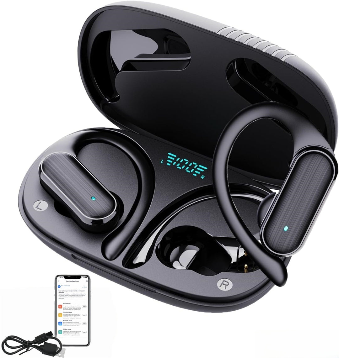 Bluetooth headphones with AI real-time translation M8