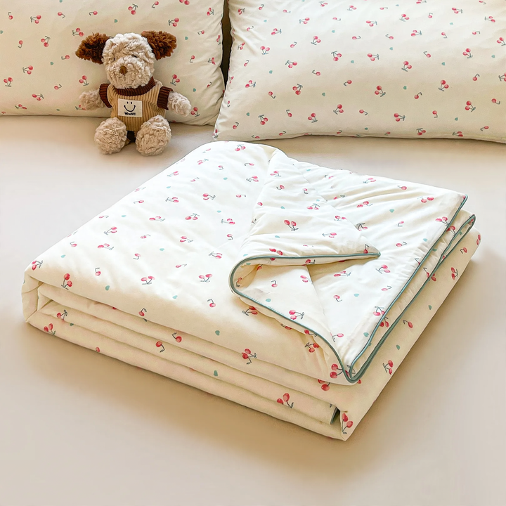 Summer blanket with cooling effect, machine washable