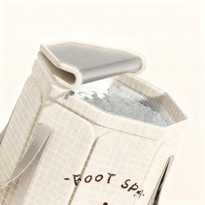 Portable foot bath made of PVC, foldable