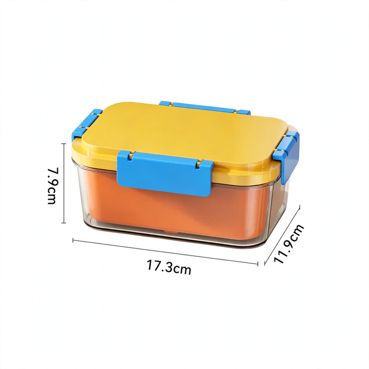 Cooler with ice compartment and partition compartments
