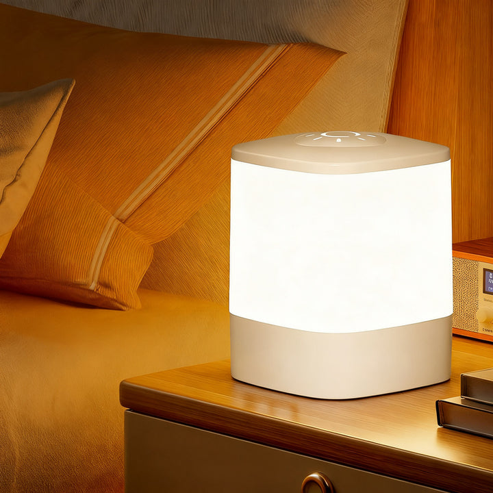 Night light with touch control, 8.8 × 8.8 × 11.4 cm