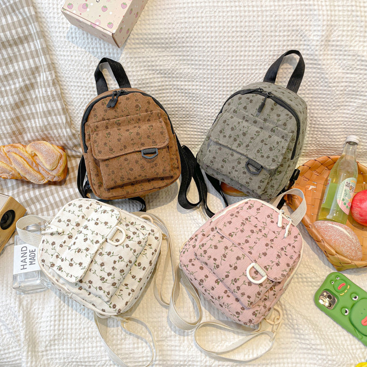 Cord backpack, timeless and durable