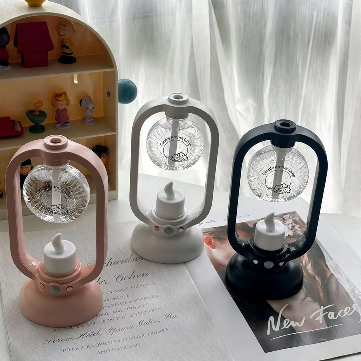 Ultrasonic diffuser with sensor and LED light