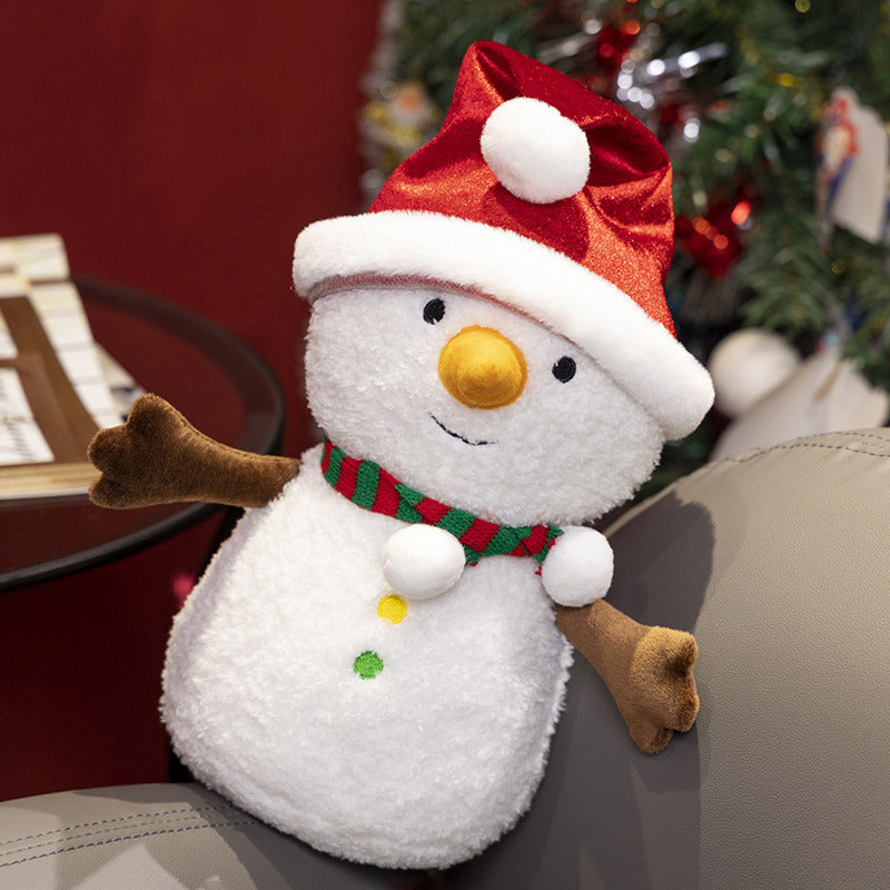 Christmas plush figures made of polyester fiber
