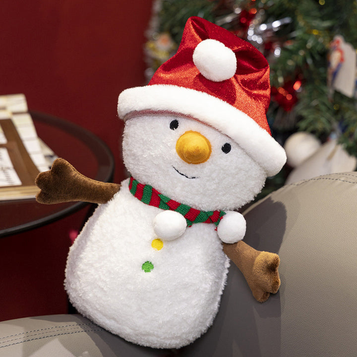 Christmas plush figures made of polyester fiber