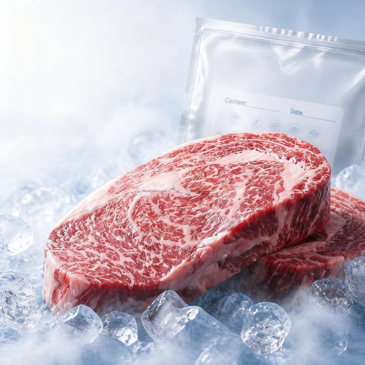 Aluminum freezer bags with zipper