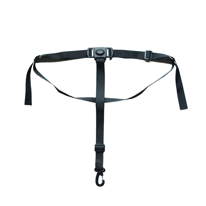 Safety belt for high chair, three-piece, made of nylon