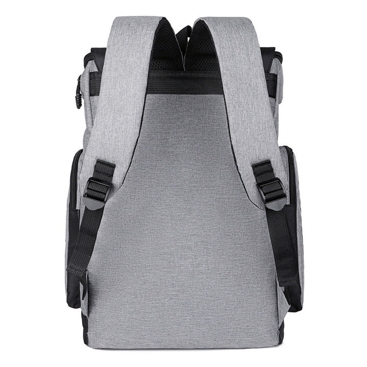 Men's canvas backpack, up to 16-inch laptop, breathable