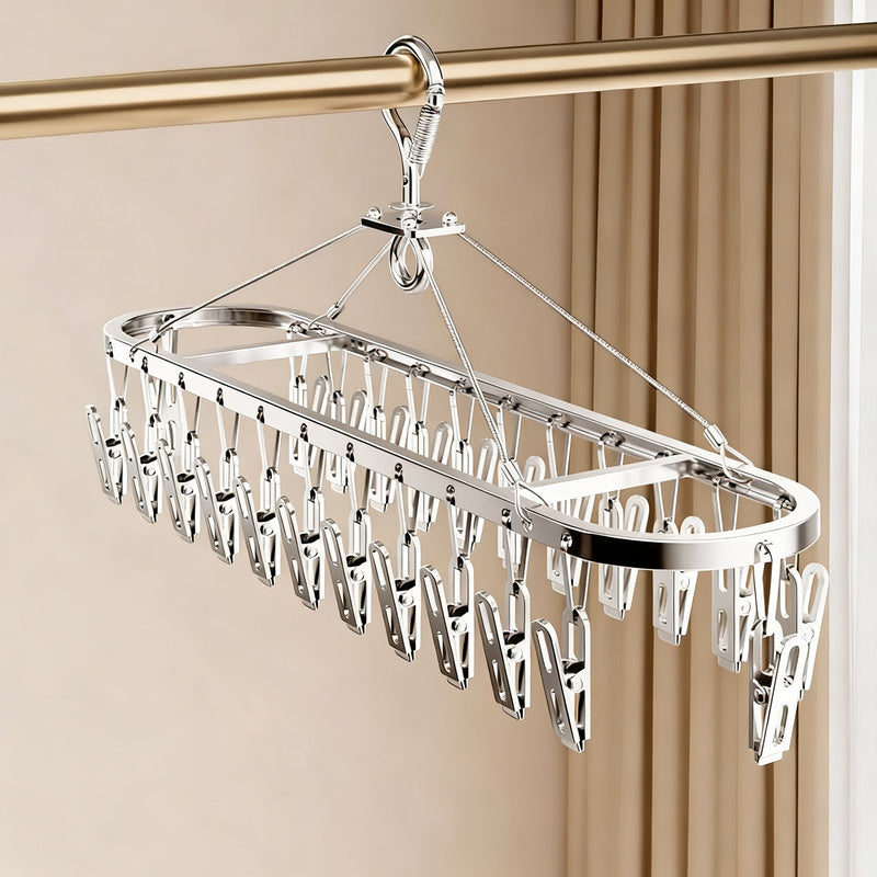 Sock dryer with aluminum frame