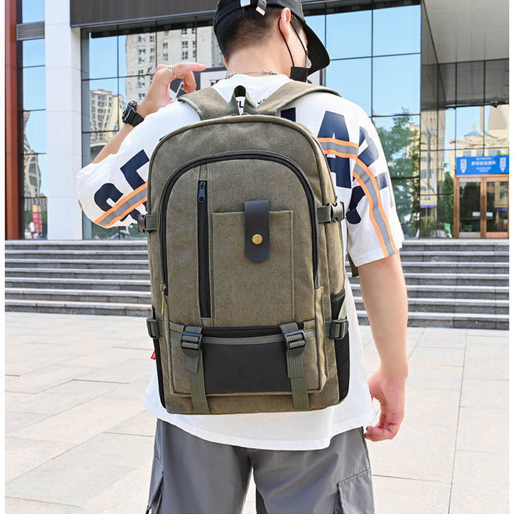 Men's backpack, canvas, 20–35 L, breathable
