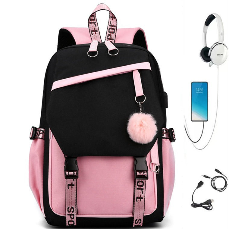 Simple backpack for laptop, 14 inches, 20–35 L