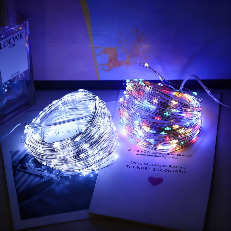 Solar-Copper-Wire-String-Lights with Remote Control