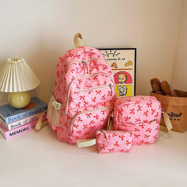 Nylon backpack, large capacity, modern design