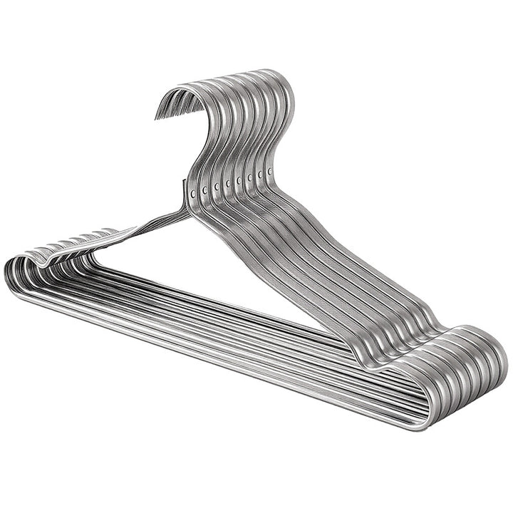 Aluminium coat hanger, non-slip, scratch-free