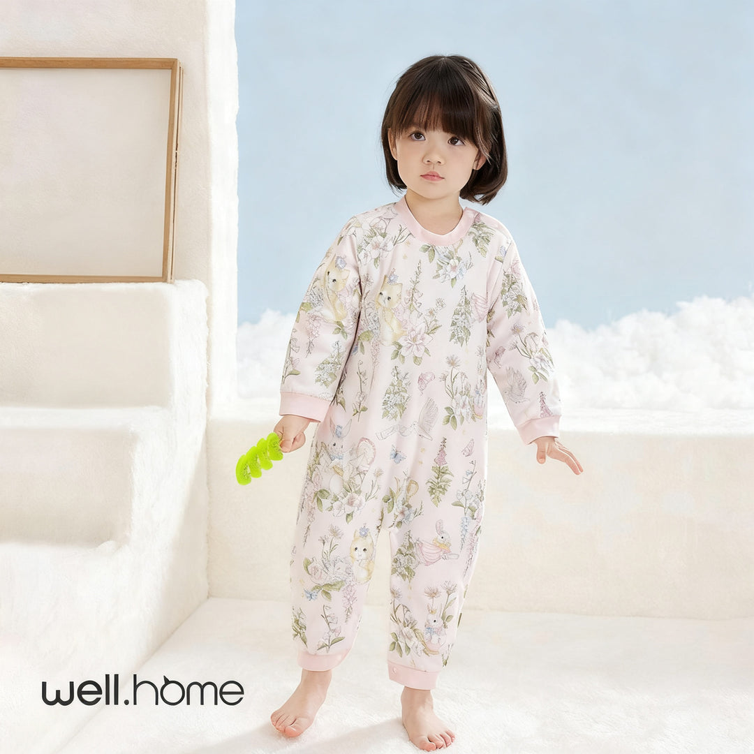 Kids sleeping bag, 130 cm, cotton blend
